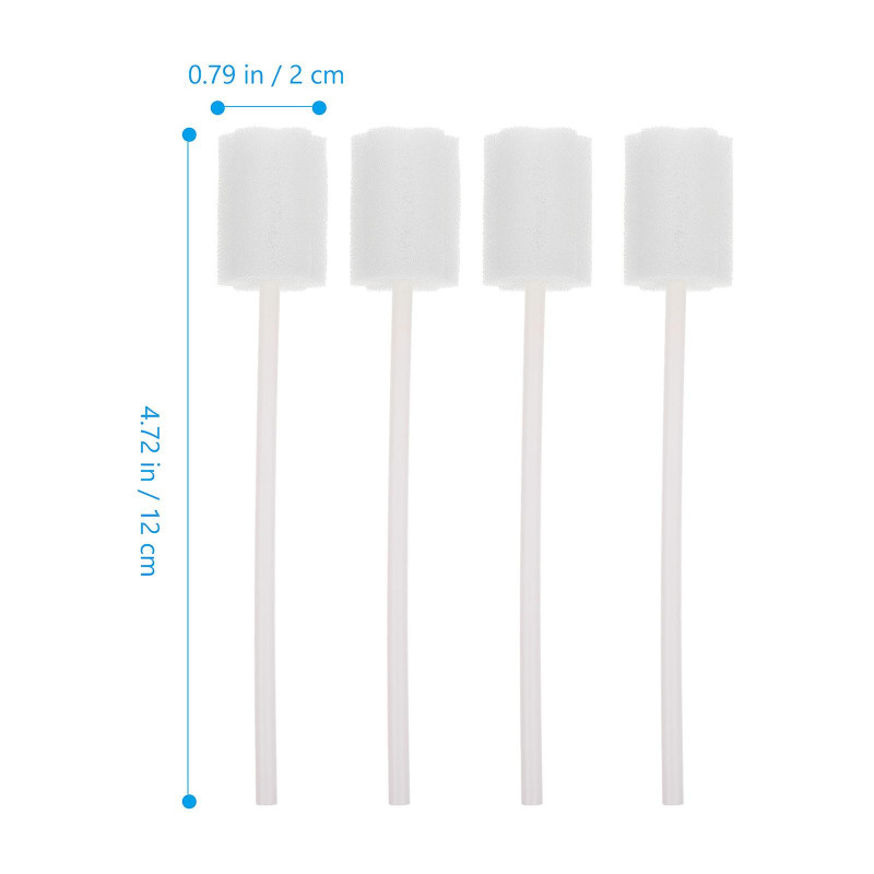 50pcs Disposable Oral Care Sponge Sticks Oral Care Products Oral Care Supplies