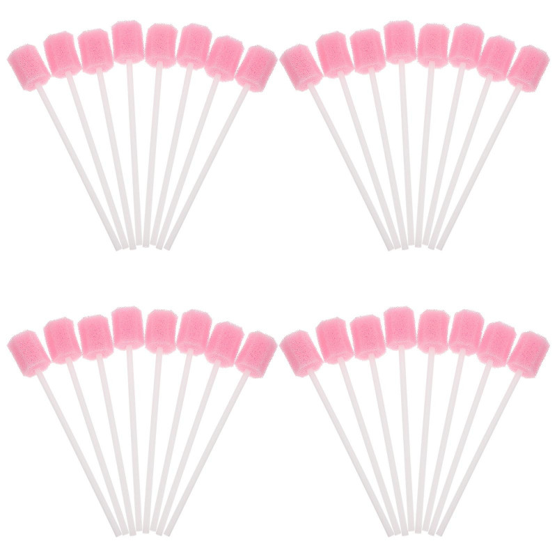 50pcs Disposable Oral Care Sponge Sticks Oral Care Products Oral Care Supplies