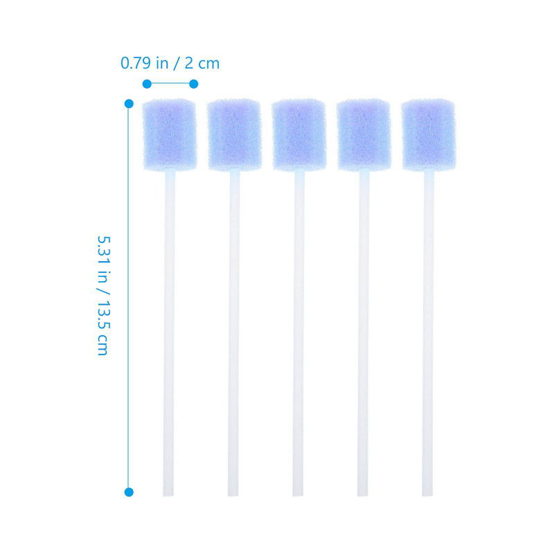 50pcs Disposable Oral Care Sponge Sticks Oral Care Products Oral Care Supplies