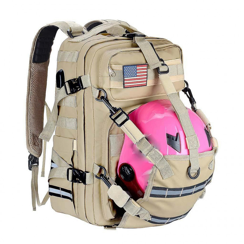 Waterproof motorcycle backpack reflective strip holder bag storage