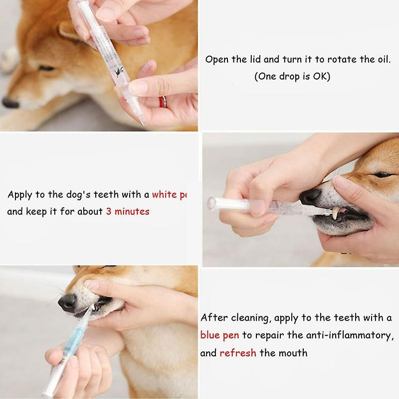 Animaux de compagnie Nettoyage des dents de chien Blanchiment Stylo De nettoyage des dents Stylo Convient à tous [...]