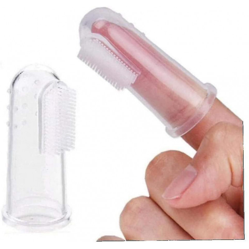 Baby Finger Toothbrush With Box Children Teeth Clean Soft Silicone Brush