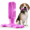 Dog Toothbrush Made Of Natural Rubber, Chew Toy For Teeth Cleaning, Dental Care, Puppy Training