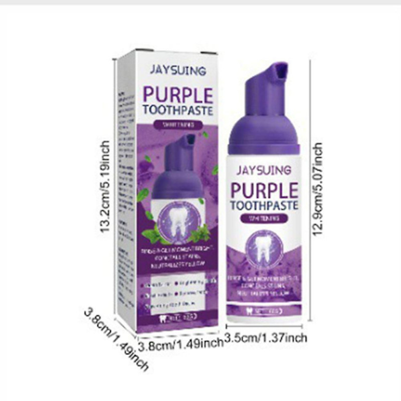 Purple Color Oral Caring Toothpaste Professional Oral Care Supplies for Women Men