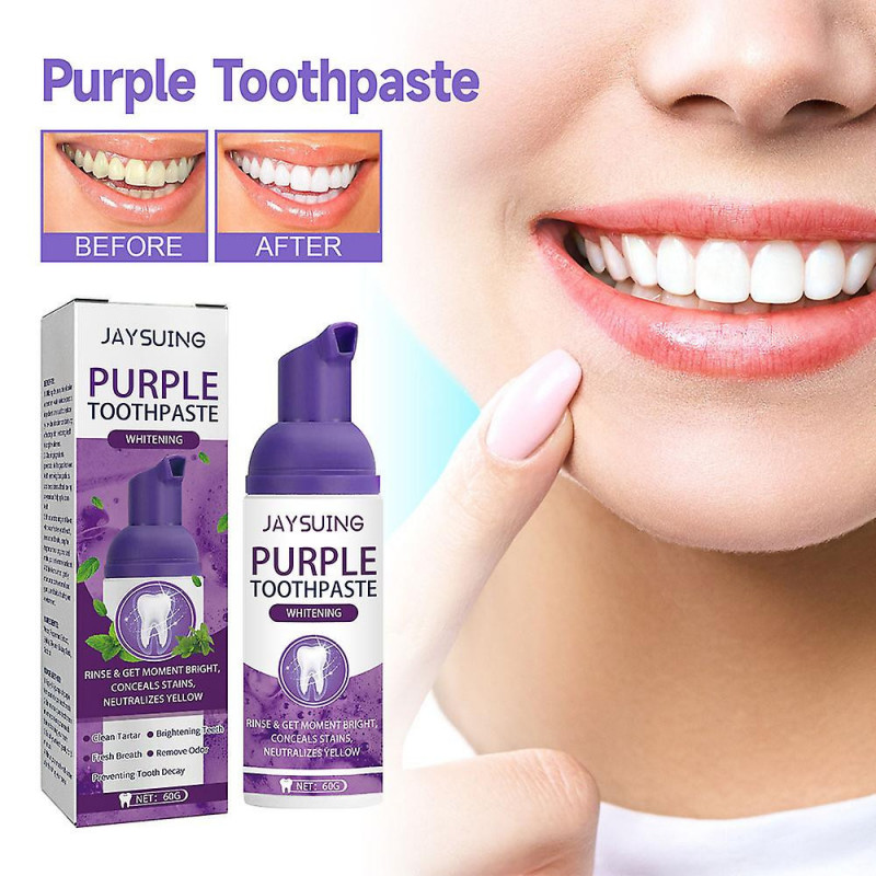 Purple Color Oral Caring Toothpaste Professional Oral Care Supplies for Women Men