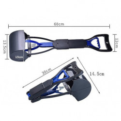 Blue Shovels Poop Picker Pet Supplies Pick Up Toilet Larger Clamp Long Handle