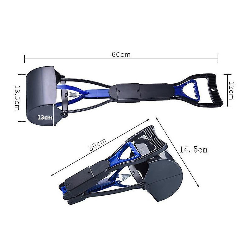 Blue Shovels Poop Picker Pet Supplies Pick Up Toilet Larger Clamp Long Handle