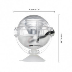 Black Friday Aquarium Waterproof Led Spotlight Submersible Light Convex Lens Design With Suction Cup Fish Tank