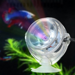 Black Friday Aquarium Waterproof Led Spotlight Submersible Light Convex Lens Design With Suction Cup Fish Tank