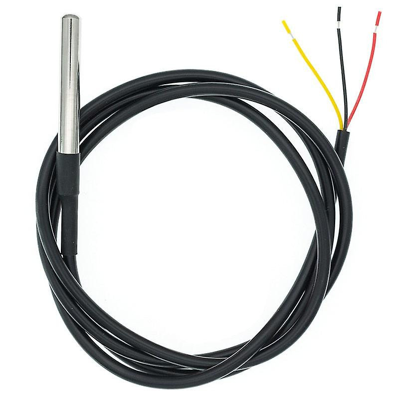 Ds1820 stainless steel package waterproof ds18b20 temperature probe temperature sensor 1m/2m/3m 18b20 for arduino
