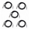 5PCS 1M Waterproof Temperature Sensors Temperatures Transducers NTC Thermistor Probe Digital Temperature [...]