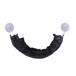 Bearded Dragon Hammock Reptile Lounger With Suction Cups For Amphibian Reptile Black Mesh