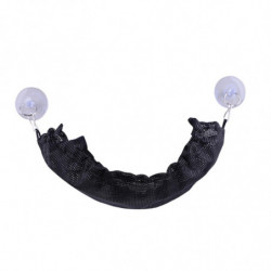 Bearded Dragon Hammock Reptile Lounger With Suction Cups For Amphibian Reptile Black Mesh