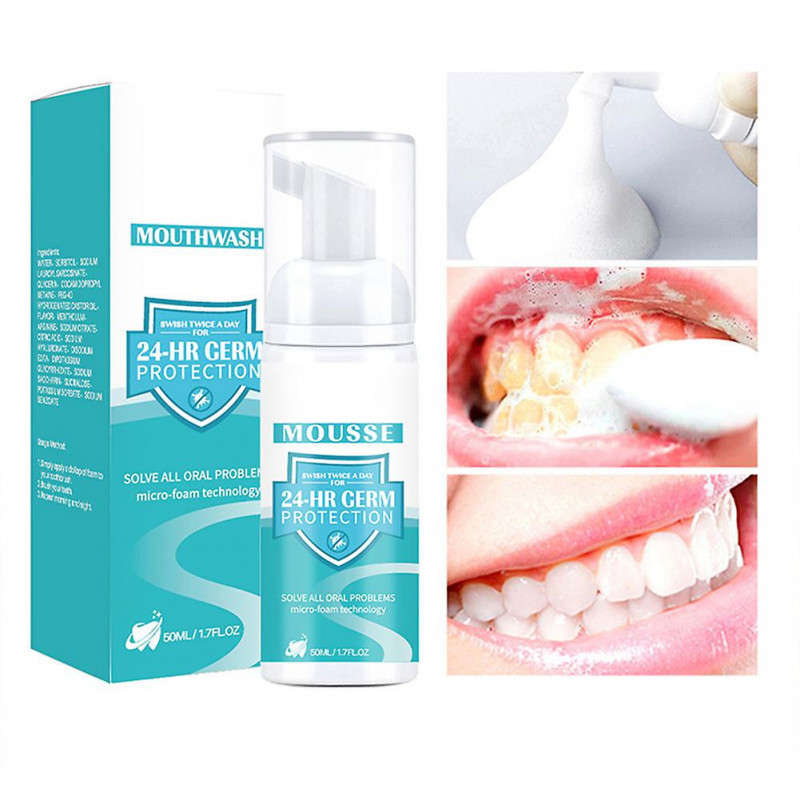 50ml Dents Nettoyage Mousse Rafraîchissant Souffle Dents Dentifrice éclaircissant