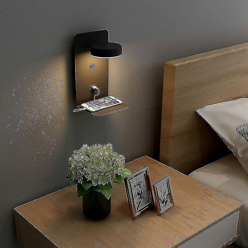 2 Pack Led Applique Murale Intérieure Avec Port USB 12w Tricolor Dimmable Applique Moderne Avec Interrupteur [...]