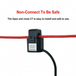 Wifi Power Meter Remote Monitors Installation facile Kwh Power Monitoring Tool pour la détection de puissance