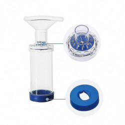 Veterinary Animals Aerosol Chamber Cat Asthma Inhaler Spacer Devices With Pvc Mask