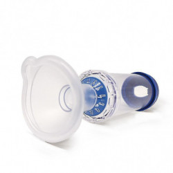 Veterinary Animals Aerosol Chamber Cat Asthma Inhaler Spacer Devices With Pvc Mask