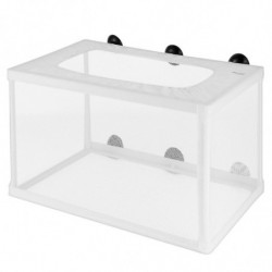 Popetpop Fish Breeder Net Grande Taille Fry Hatchery Incubateur avec ventouse pour aquarium