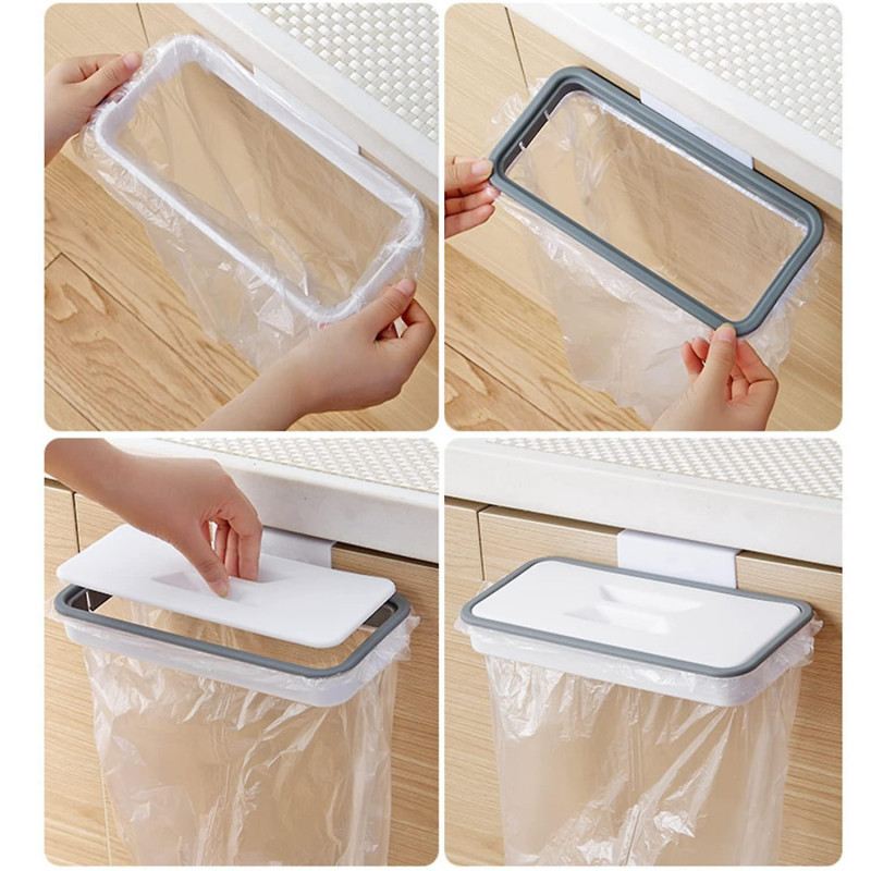 LINJOU Trash Bag Holder with Fixing Clip LINJOU Trash Bag Holder with Fixing Clip