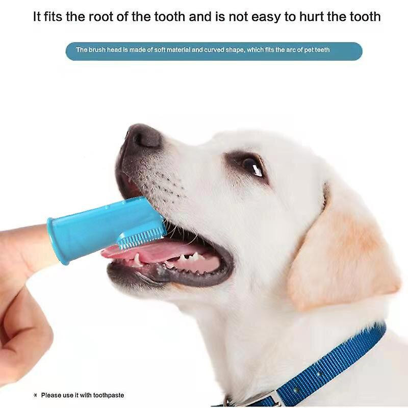 Super Soft Finger Sleeve Toothbrush Pet Toothbrush Dog Toothbrush Cat Breathing Discomfort Calculus Pet Cleaning Tool