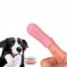 Soft Silicone Pet Brosse à dents Doigt Brosse à dents Mauvaise Haleine Soins Animal Chien Chat