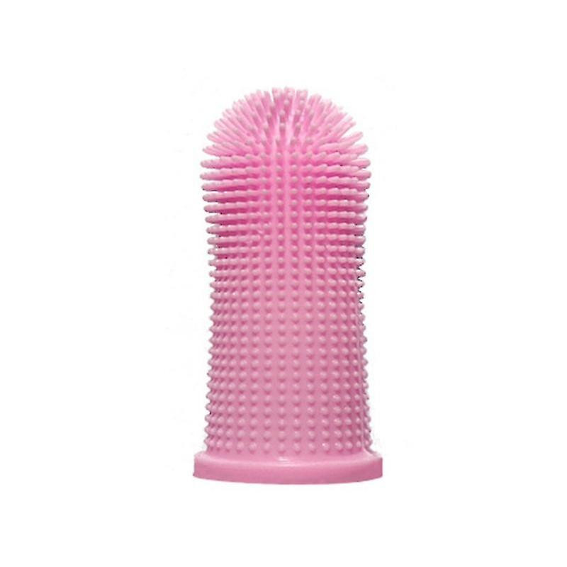 Soft Silicone Pet Brosse à dents Doigt Brosse à dents Mauvaise Haleine Soins Animal Chien Chat