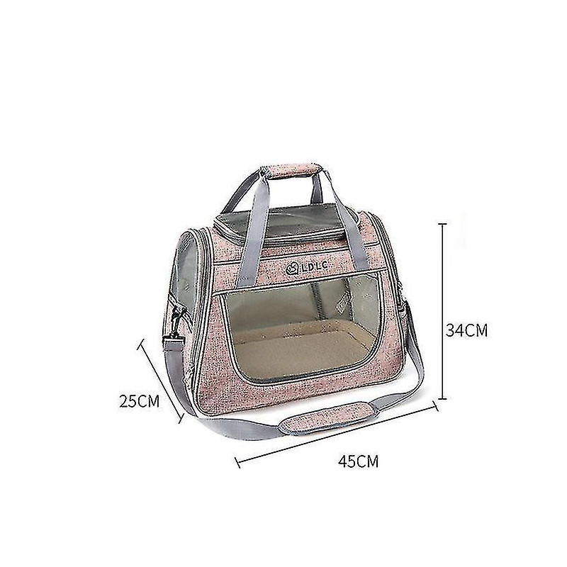 Large Side Window Transparent Mesh Travel One-shoulder Portable Pet Ba