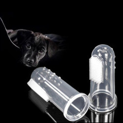 Super soft finger pet toothbrush teddy dog brush off bad breath tartar teeth care dogs cat cleaning supplies pet [...]