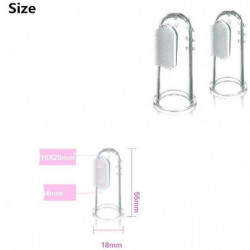 Super soft finger pet toothbrush teddy dog brush off bad breath tartar teeth care dogs cat cleaning supplies pet [...]