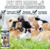 Ingrédients doux 30ml Gouttes Ophtalmiques Nettoyant Pour Chiens Apaisant Hydratant Contour des Yeux Pour