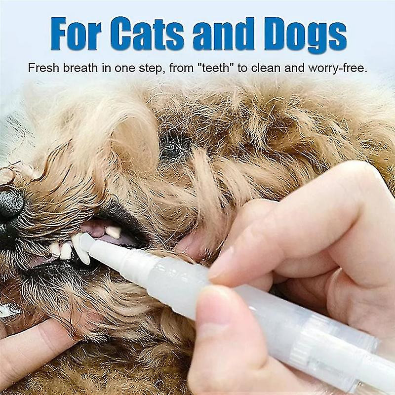1-5pcs Pet Toothbrush Pen, Dog Teeth Cleaning Pen, Cat/Dog Tartar Remover for Teeth