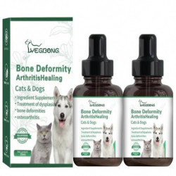 2pcs Pet Pain Relief Fluid Calming Aid Pour Chats Chiens Joint Support Réparation Santé