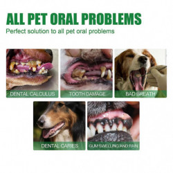 Dog Teeth Cleaning Spray Oral Care Cats Mouth Fresh Remove Tooth Stains Puppy Tartar Removal Deodorant Pet Oral [...]