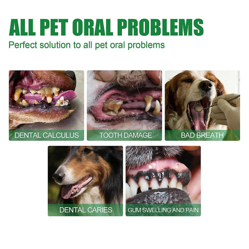 Dog Teeth Cleaning Spray Oral Care Cats Mouth Fresh Remove Tooth Stains Puppy Tartar Removal Deodorant Pet Oral [...]