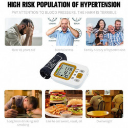 Portable home electronic hematomanometer accurate lcd display electronic precise measurement hematomanometer.