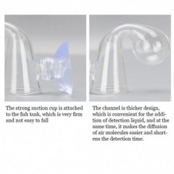 CO2 Indicator Tester Carbon Tank Liquid Tester Long Dioxide Solution Glass Monitor Fluid Tools for Aquarium Water [...]