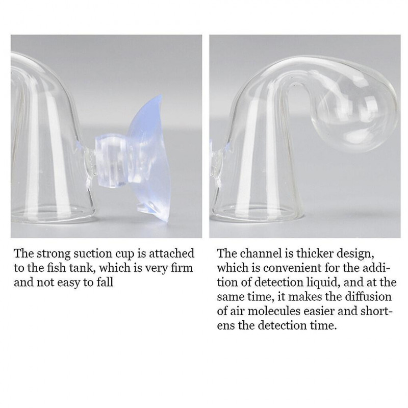 CO2 Indicator Tester Carbon Tank Liquid Tester Long Dioxide Solution Glass Monitor Fluid Tools for Aquarium Water [...]