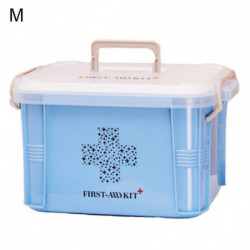 Trousse de premiers soins Trousse d’urgence Grande capacité Boîte à médicaments Conteneur Organisateur d’entreposage Trousse de premiers soins Trousse d’urgence Grande capacité Boîte à médicaments Conteneur Organisateur d’entreposage