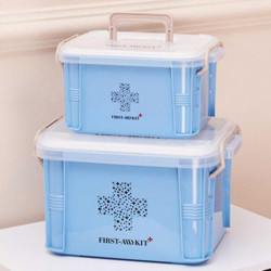 Trousse de premiers soins Trousse d’urgence Grande capacité Boîte à médicaments Conteneur Organisateur d’entreposage Trousse de premiers soins Trousse d’urgence Grande capacité Boîte à médicaments Conteneur Organisateur d’entreposage