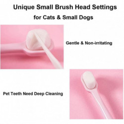 Cat Toothbrush With Mini Soft Head, Pet Teeth Deep Clean Dense Brush, Safe And Effective Oral Care, Small Dog [...]