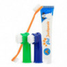 ZHOUBA Pet Toothpaste Non-slip Design Multi-angle Edible Dual-End Toothbrush for Animals