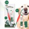 1 Set Pet Toothbrush Reduce Tartar Oral Cleaning Portable Pet Toothpaste Dog Tooth Cleaning Products