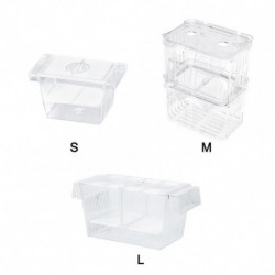 Fish Breeding Box Isolation Clownfish Shrimp ABS Aquarium Tank With Suction Cups