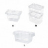 Fish Breeding Box Isolation Clownfish Shrimp ABS Aquarium Tank With Suction Cups
