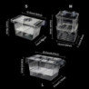 Fish Breeding Box Isolation Clownfish Shrimp ABS Aquarium Tank With Suction Cups