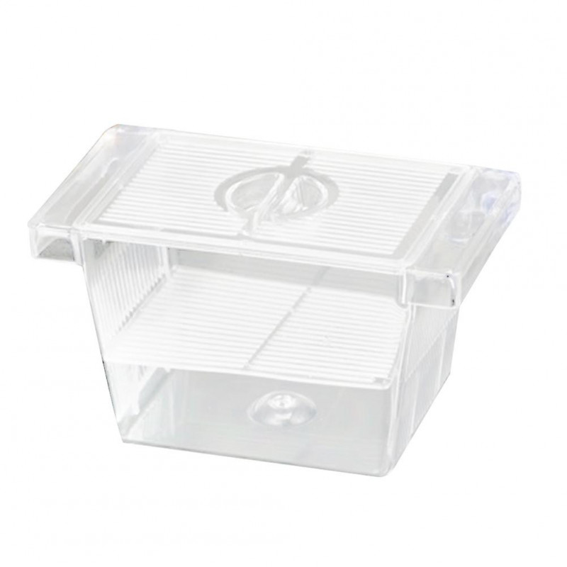 Fish Breeding Box Isolation Clownfish Shrimp ABS Aquarium Tank With Suction Cups