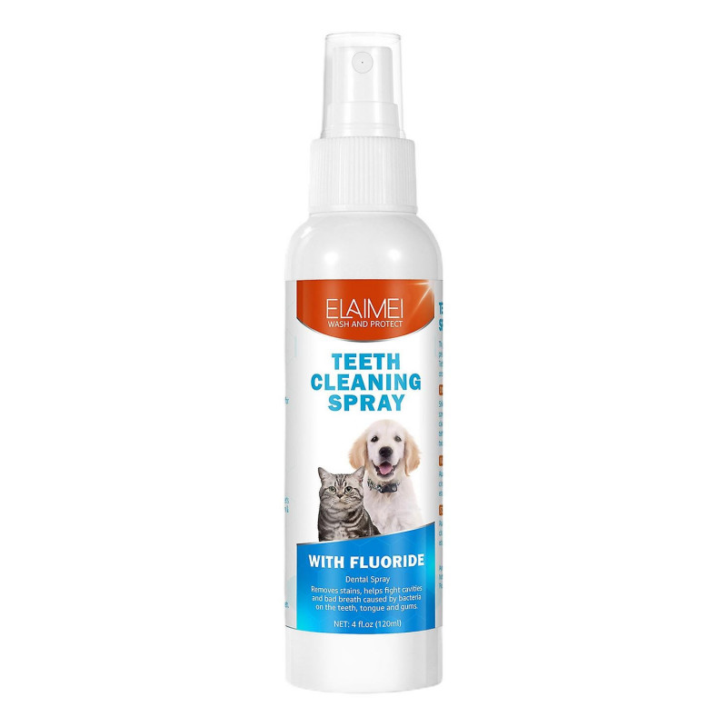 120ml Pet Oral Spray Ingredient Safety Natural Materials Pet Cat Dog Breath Freshener Oral Treatment