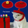 ZHOUBA Pet Headgear Lovely Elegant Soft Adorable Dress Up Wool Cute Flower Decoration Dogs Cap Beret