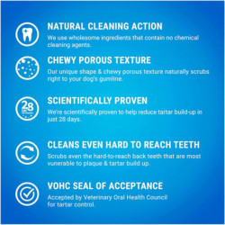 Purina Dentalife Grande gâterie pour chiens 12 bâtonnets